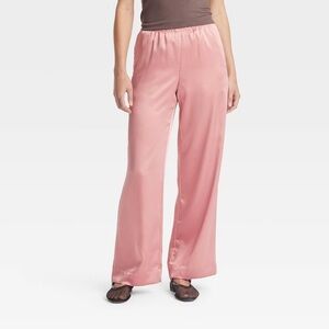 Women's Satin Pull-On Pants - A New Day™
Rose M